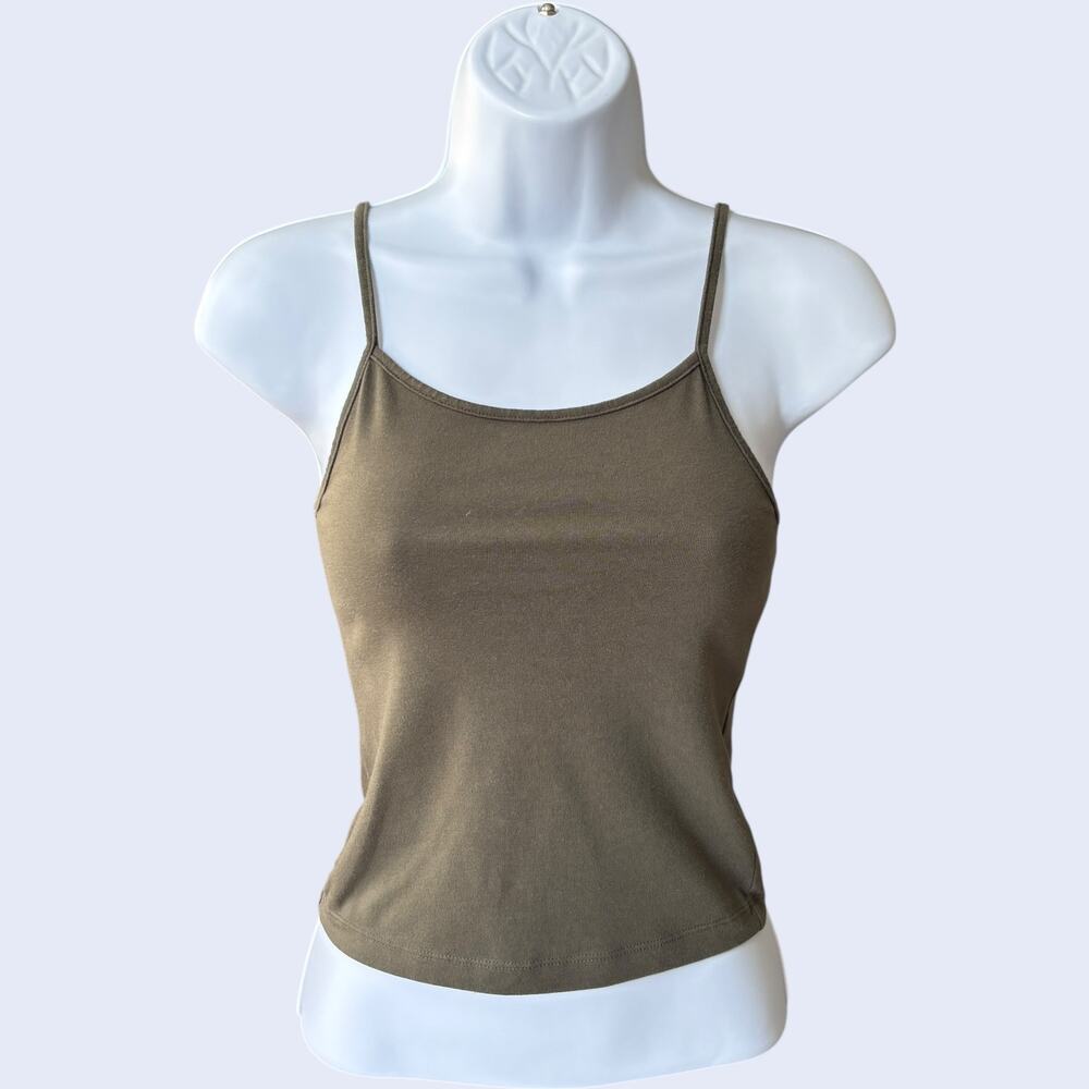 Wild Fable XXS Casual Camisole Olive Slim